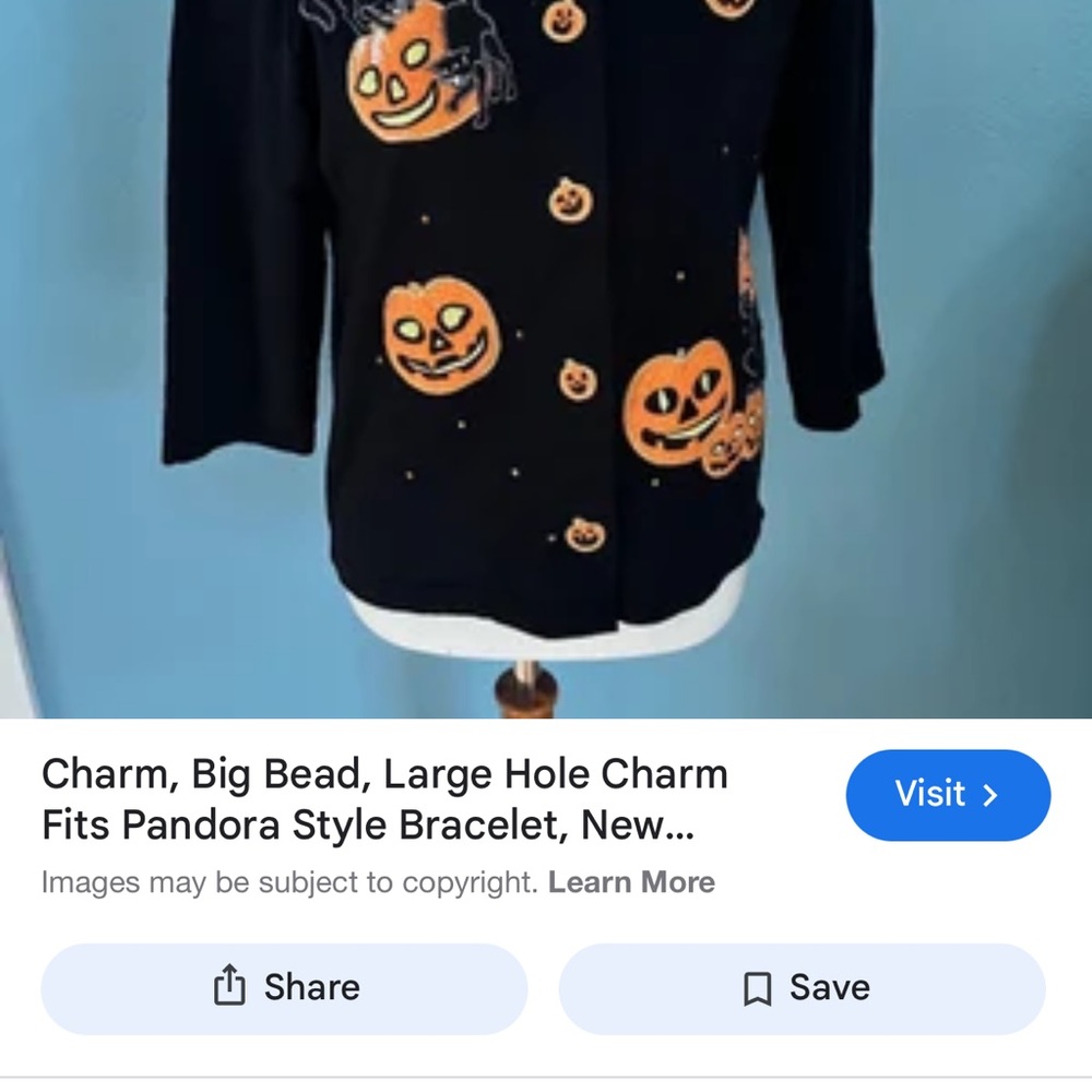 Onque Casuals Black Jacket with Orange Pumpkin Designs